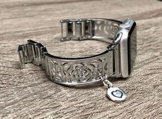 Know Someone Who Owns a Apple Watch? This is the PERFECT gift! High Quality Premium Shiny Silver Color Band for Apple Watch All Series Comfortable Bangle with Secure Clasp Lock, Includes Extra Links and Pins Tool to Resize Wristband To Preferred Fitment Adjustable Size Fits 5.5 to 8 Inches (need to add or remove extra links) Super Light Bracelet - Weighs Around 1.2 oz 18mm Wide, Designed And Handmade by Simeon D Jewelry Not For Other Models. Tracker Is NOT Included Follow my Studio for Updates & Silver Rectangular Watch Accessories For Gifts, Silver Rectangular Watch Accessories As Gift, Rectangular Silver Watch Accessories For Gifts, Adjustable Stainless Steel Apple Watch Band For Gift, Adjustable Stainless Steel Apple Watch Band Gift, Custom Silver Stainless Steel Watch Accessories, Personalized Silver Stainless Steel Watch Accessories, Rectangular Stainless Steel Watch Band As Gift, Rectangular Stainless Steel Watch Bands As Gift