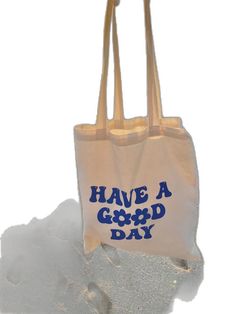 Have A Good Day, Canvas Tote Bag, Beach Bag, Canvas Tote, Good Day, Gifts For Family, Reusable Tote, Reusable Tote Bags, Ships