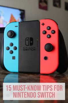 three nintendo switch controllers sitting next to each other on top of a table with the text 15