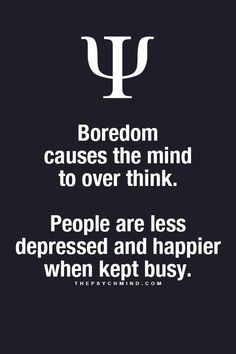 how did you start your business, start micro business, how to start your own business - This is so irritating to me. So this is basically saying that thinking deeply is the problem leading to depression and that by keeping busy you are not thinking deeply as much and there for not as depressed. Ugh #business #entrepreneur Psychology Says, Psychology Fun Facts, Psychology Quotes, Socrates, Intp, Psychology Facts, Intj, Psychiatry, Infp