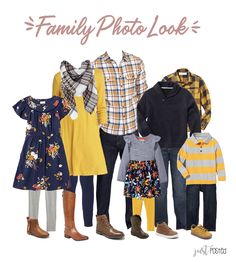 an image of family photo look with clothes