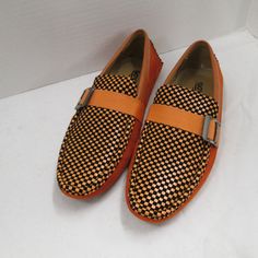 This A Brand New Pair In The Box Of Giovanni Loafers Size 10, They Are Great Pair Of Shoes Orange Slip-on Loafers For Formal Occasions, Orange Loafers With Round Toe For Spring, Orange Round Toe Loafers For Spring, Spring Orange Loafers With Round Toe, Spring Orange Round Toe Loafers, Orange Leather Slip-on Loafers, Orange Leather Slip-on Moccasins, Orange Leather Sole Slip-on Moccasins, Orange Leather Round Toe Moccasins