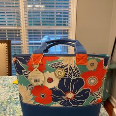 Blue, Red, White, And Turquoise Floral Print Tote Bag From Spartina 449. Bag Is Too Little. Never Carried. Still Has Tags. Would Make A Great Beach Bag Or Purse. Bag Stand Up On Its Own And Straps Are Long Enough To Carry On Shoulder. Great Bag Just Needed It To Be Bigger For My Needs. Blue Shoulder Bag With Zipper For Summer, Blue Summer Bags With Zipper Closure, Summer Blue Bags With Zipper Closure, Blue Bucket Bag For Spring, Blue Tote Shoulder Bag For Spring, Trendy Blue Floral Print Bags, Spring Blue Double Handle Bags, Blue Double Handle Bag For Spring, Blue Double Handle Bags For Spring