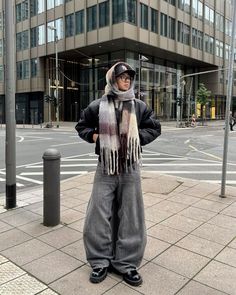 Northface Outfit Man, Acne Studios Scarf Men, Cold Winter Outfits Aesthetic Men, Fits With Scarf, Cold Winter Outfits Men, Fur Hat Outfit, Aesthetic Jackets, Fits Of The Week, Scarves Outfits