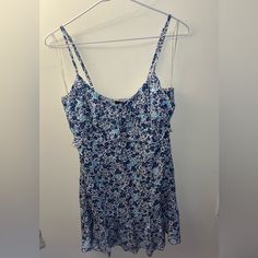 Super Cute Blue Flower Sundress. Never Worn. Tags On. Flower Sundress, Blue Flower, Blue Flowers, Sundress, Super Cute, Color Blue, Wallpapers, Womens Dresses, Tags