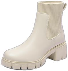 Winter Beige Synthetic Boots, Winter Synthetic Platform Martin Boots, Winter Platform Martin Boots Synthetic, Winter Platform Martin Boots In Synthetic, Winter Cream Synthetic Boots, Cream Synthetic Winter Boots, Cream Synthetic Boots For Winter, Beige Platform Martin Boots For Winter, Chelsea Ankle Boots