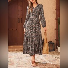 Sukienki Plus Size, Gaun Fashion, Cotton Blends Dress, Neckline Dress, Frock Design, Necklines For Dresses, Printed Midi Dress, Types Of Dresses, Dress Size Chart