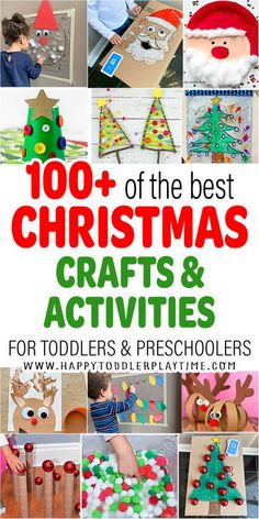 the best christmas crafts and activities for toddlers and preschoolers