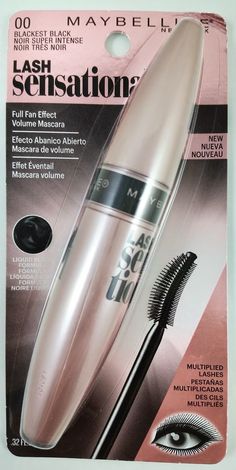 PRICES MAY VARY. Get a sensational full-fan effect with Maybelline New York's fan favorite Lash Sensational Washable Mascara! Lashes grow in more than one layer. This volumizing mascara can unfold layer upon layer of lashes thanks to its exclusive brush with ten layers of bristle. Maybelline's best lengthening mascara lengthens and volumizes lashes from root to tip. The buildable liquid ink waterproof formula coats from all sides without clumping. The fresh liquid formula is ophthalmologist test Best Lengthening Mascara, Lash Sensational Mascara, Maybelline Lash Sensational Mascara, Lash Sensational, Grow Lashes, Maybelline Lash Sensational, Mascara Review, Blackest Black, Full Lashes