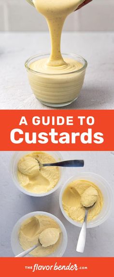 an image of how to make custards in the microwave