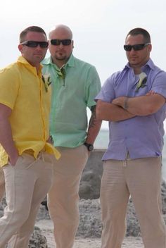 Cici H Shared "These guys looked amazing.. Thank you for fantastic clothes." Semi-formal Collared Tops For Spring, Fitted Collared Tops For Beach Season, Fitted Collared Short Sleeve Shirt For Beach, Fitted Collared Short Sleeve Beach Shirt, Fitted Half Sleeve Summer Shirt, Fitted Button-up Shirt For Vacation, Fitted Button-up Short Sleeve Shirt For Vacation, Summer Linen Short Sleeve Shirt, Fitted Summer Beach Shirt