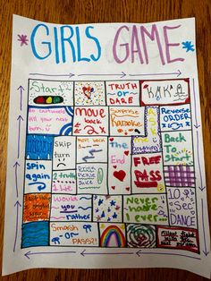 girls game night #games #girls #boredgame #bored #game #fun Computer Games To Play When Bored, For The Girls Game, Game Board Ideas, Bff Activities, Board Game Ideas, Game Night Games, Game For Friends, Sleepover Crafts, Girls Night Games