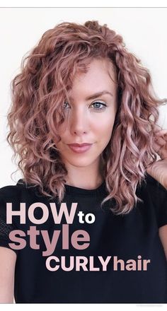 how to style curly hair Devacurl Products, Kręcony Bob, Style Curly Hair, Trendy We Fryzurach, Curly Hair Care, Hair Curly