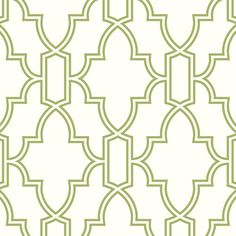 a green and white wallpaper pattern