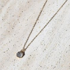 Raw Herkimer Diamond Chain Necklace