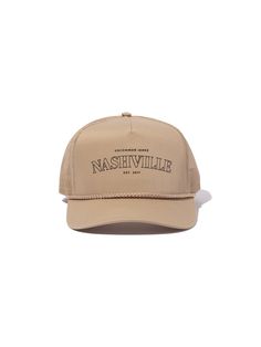 Nashville Trucker Hat | Beige | Product Image | Uncommon Lifestyle Beige Adjustable Trucker Hat For Streetwear, Vintage Snapback Hat For Spring Streetwear, Beige Baseball Cap For Spring Streetwear, Trendy Beige Hat For Streetwear, Urban Snapback Hat For Spring, Beige Snapback Hat For Streetwear, Adjustable Beige Snapback Hat For Streetwear, Casual Beige Trucker Hat For Streetwear, Uncommon James