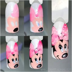 @crystalnails27 . Мои рисунки по хэштегу #mk_crystalnails27 Disney Tutorial, Nail Designs For Short Nails