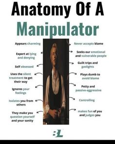 the anatomy of a manipulator poster is shown in green and black colors