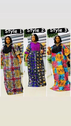 African Ankara dress| Short danshiki | Kaftan| Jalabiya| African wear | Nigerian made dress| Party dress| One size fits all| plus size bubu by TRIPLETEEFASHION on Etsy Formal Evening Wear, Made Dress, Fashion Family