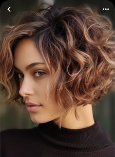 Cascading Curls, Short Wavy Haircuts, Thick Hair Styles Medium, Curly Hair Photos, Wavy Haircuts, Chin Length Hair, Short Curly Haircuts, Haircuts For Wavy Hair, Edgy Short Hair