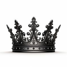 Birthday Crown Png Image in Chiaroscuro Art Style: Vector Clipart in 4K Dark Angel Tattoo, Crown Illustration, Crown Png, Chiaroscuro Art, Digital Banners, Custom Trophies, Simple Object, Kings Crown, Crown Design