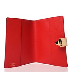 This is an authentic LOUIS VUITTON Monogram Paul Notebook Cover MM. This stylish notebook is crafted of Louis Vuitton monogram toile coated canvas. The agenda opens with a polished brass press lock to a red crossgrain leather interior with patch pockets. Notebook Cover, Leather Interior, Polished Brass, Authentic Louis Vuitton, Patch Pocket, Louis Vuitton Monogram, Dust Bag, Notebook, Monogram