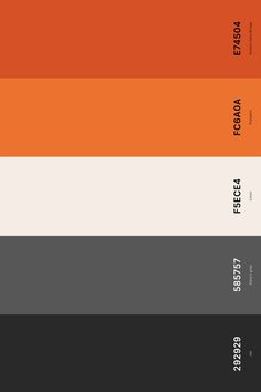 an orange and gray color scheme with the words free from fear