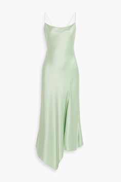 Shop on-sale ALICE + OLIVIA Harmony asymmetric draped satin-crepe dress for Woman. Browse the best deals from ALICE + OLIVIA and luxury fashion at The Outnet. Georgette Dress, Loungewear Luxury, Capsule Outfits, Dress For Woman, Wardrobe Outfits, Alice And Olivia, Clothes Sale, Knitwear Tops, Shoes With Jeans