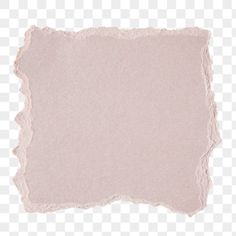 a piece of pink paper with torn edges