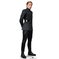 a man in a star wars uniform standing with his hands on his hips