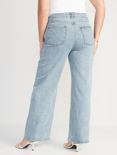 FITS: Loose from hip to ankle, with an insta-cool twist.   SITS: Right below your natural waist.  THE FEEL: A smidge of stretch for that broken-in fit.  THE DEAL: The IG-remixed mom jean.  DO YOUR PART: Made with 5% recycled cotton.  Less waste in th Casual Denim Blue Flare Jeans With Belt Loops, Casual Mid-rise Flare Jeans With Belt Loops, Casual Mid-rise Cargo Jeans With Button Closure, Everyday Medium Wash Flare Jeans With Pockets, Washed Blue Flare Jeans With Pockets For Everyday, Casual Dark Wash Flare Jeans With Belt Loops, High Waist Washed Flare Jeans For Everyday, Casual Washed Black Bottoms With Belt Loops, Everyday High-waist Washed Pants