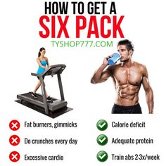 how to get a six pack on a treadmill