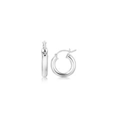 LOVCIA Premium Elegant Sterling Silver Rhodium-Plated Thick Hoop Earrings Thick Hoop Earrings, Snap Lock, Jewelry Packaging, Sterling Earrings, Personalized Jewelry, Rhodium Plated, Ring Earrings, Sterling Silver Earrings, Sterling Silver Jewelry