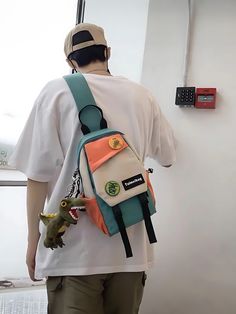 Introducing Chacter Bags™️, the ultimate crossbody men bag. Made with high-quality materials, this bag offers comfort and practicality for any occasion. With its versatile design, it's perfect for everyday use or for travel. Upgrade your style and organization with Chacter Bags™️. Color: Color blockingBag size: MiniPattern type: NormalMaterial: Canvas materialType: Square bag Bag Height Bag Length Bag Width Strap Length 31cm 20cm 11cm 51.2 Men Bag, Upgrade Your Style, Bag Bag, Square Bag, Canvas Material, Backpack Bags, Color Blocking, Sunglasses Women, Mens Sunglasses