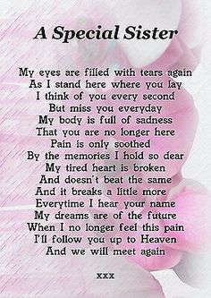 a poem written in pink and white with flowers on the bottom right hand corner, which reads'a special annite '