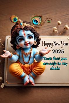 there is a happy new year message to the god