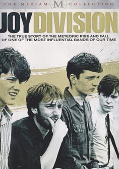 a movie poster for the film joy division with three young men looking at each other