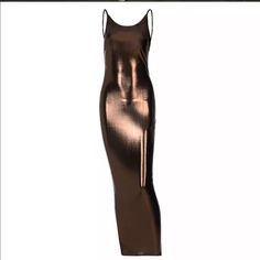 Shiny Bronze Body Con Slinky Dress Sz S But Very Stretchy - Can Accommodate Sz S-M Brand New Never Worn Clingy Flattering Body Conscious Fabric Deep U Back (3rd Pic) Color Is Bronze - Blue Is Just To Show Style Slinky Dress, Body Conscious, Colorful Dresses, Copper, Womens Dresses, Brand New, Dresses, Fabric, Women Shopping