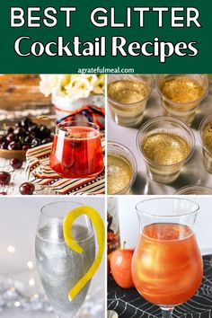 the best glitter cocktail recipes for halloween