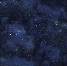 the night sky with stars and clouds is shown in this dark blue background for wallpaper