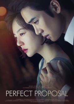 the poster for the movie perfect proposition starring actors lee dong - won and park min - young