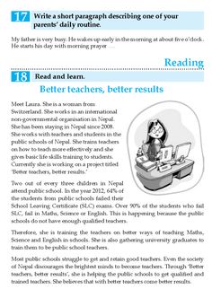 English Lesson Grade 8 School And Education Creative Writing Essays, English Conversation For Kids, 8th Grade English, Writing Skill, Essay Writing Examples, Reading Comprehension For Kids, Conversation Questions, Reading Vocabulary