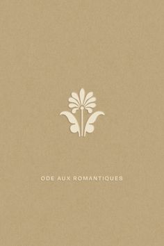 an image of the logo for old aux romantiques on a brown paper background