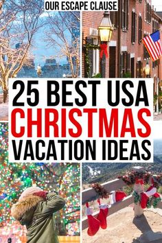 the 25 best usa christmas vacation ideas