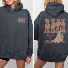 Best friend sweatshirt, BFF gifts, Aesthetic clothes, You are my person, aesthetic clothing, Best friend sweater, Gift for Sister,  Trendy Shirts: https://etsy.me/3MywvSr Trendy Sweatshirt: http://bit.ly/3IZD94C Trendy Hoodie: https://bit.ly/3IVbiTg OUR SIZING IS ADULT UNISEX. This means it will be larger than normal women's sizing.  Please see photos for size charts 🌻 Please read the full description:   This hoodie/sweatshirt sizing is NOT oversized.  You need to order at least 1-2 sizes large Bestie Hoodies, Person Aesthetic, Best Friends Cute, Bff Hoodies, Best Friend Sweatshirts, Gifts Aesthetic, Gifts Best Friend, Friends Cute, You Are My Person