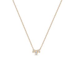 14k gold chain necklace with graduating bezel set white marquise diamonds set in a fan shape SPECIFICS • 14k cable chain adjustable at 14-15-16"• fan is approx. 9mm x 6.4mm• white diamonds .12 ctw Bezel Set Marquise, Fan Necklace, Zoe Chicco, Cable Chain Necklace, Marquise Cut Diamond, Marquise Diamond, Gold Chain Necklace, Marquise Cut, White Diamonds