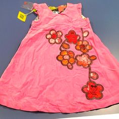 Oilily Nwt Girls Dress Size 4, 5( European 104). Gorgeous Velour Dress, High Quality Brand For An Excellent Price! Casual Pink Dress For Playtime, Casual Pink Dress For Play, Casual Sleeveless Play Dress, Casual Sleeveless Dress For Play, Velour Dress, Girls Dress, Kids' Dresses, Girls Dresses, Size 4