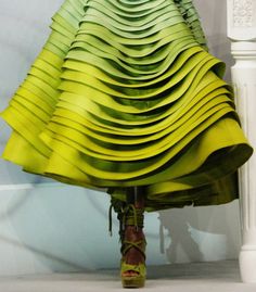 . Chartreuse Wedding, Christian Dior Haute Couture, Dior Haute Couture, Dior Couture, Green With Envy, John Galliano, Mellow Yellow, Fashion Details