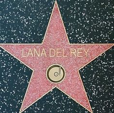 the star on the hollywood walk of fame for lana del rey is shown in this undated image