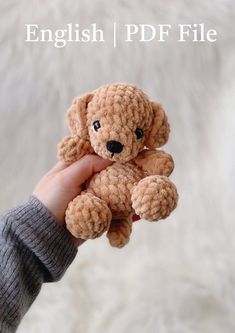 Crochet Dog Pattern Crochet Puppy Pattern: Butter the Golden Retriever amigurumi PDF Patternenglish - Etsy Sweden Cute Crochet Stuffies, Birthday Crochet Gift Ideas, Dog Toy Crochet, Crochet Puppy Pattern, Birthday Crochet, Crochet Dogs, Crochet Stuffies, Puppy Pattern